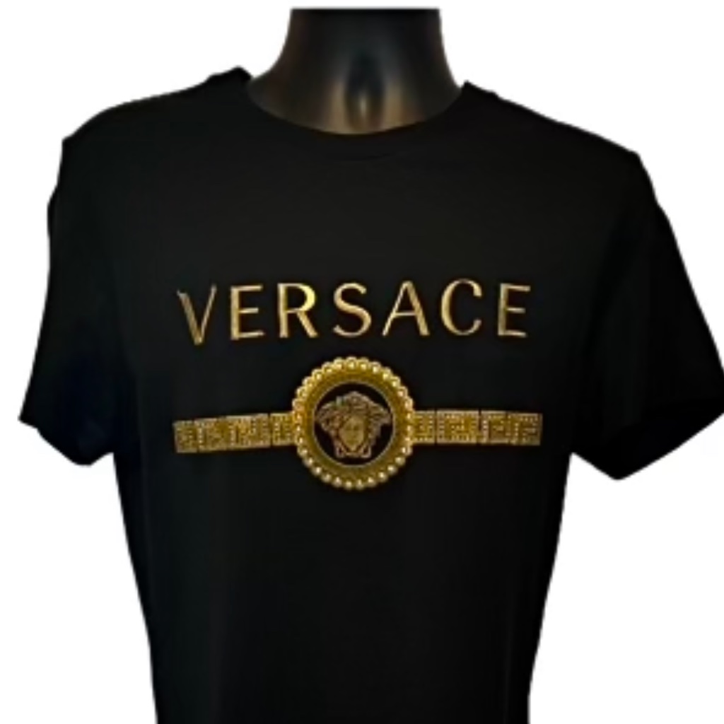 VIPSALE【VERSACE】メドゥーサ Tシャツ Versace メドゥーサ クリスタル Tシャツ | ブラック | FARFETCH JP